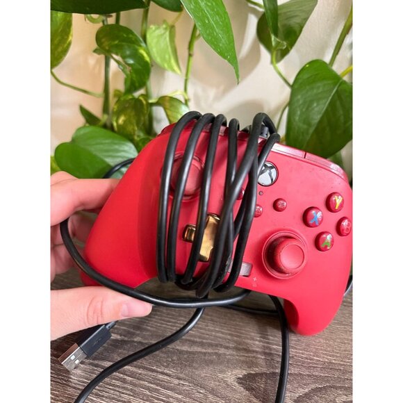 PowerA Red Wired Xbox Controller - Picture 3 of 9